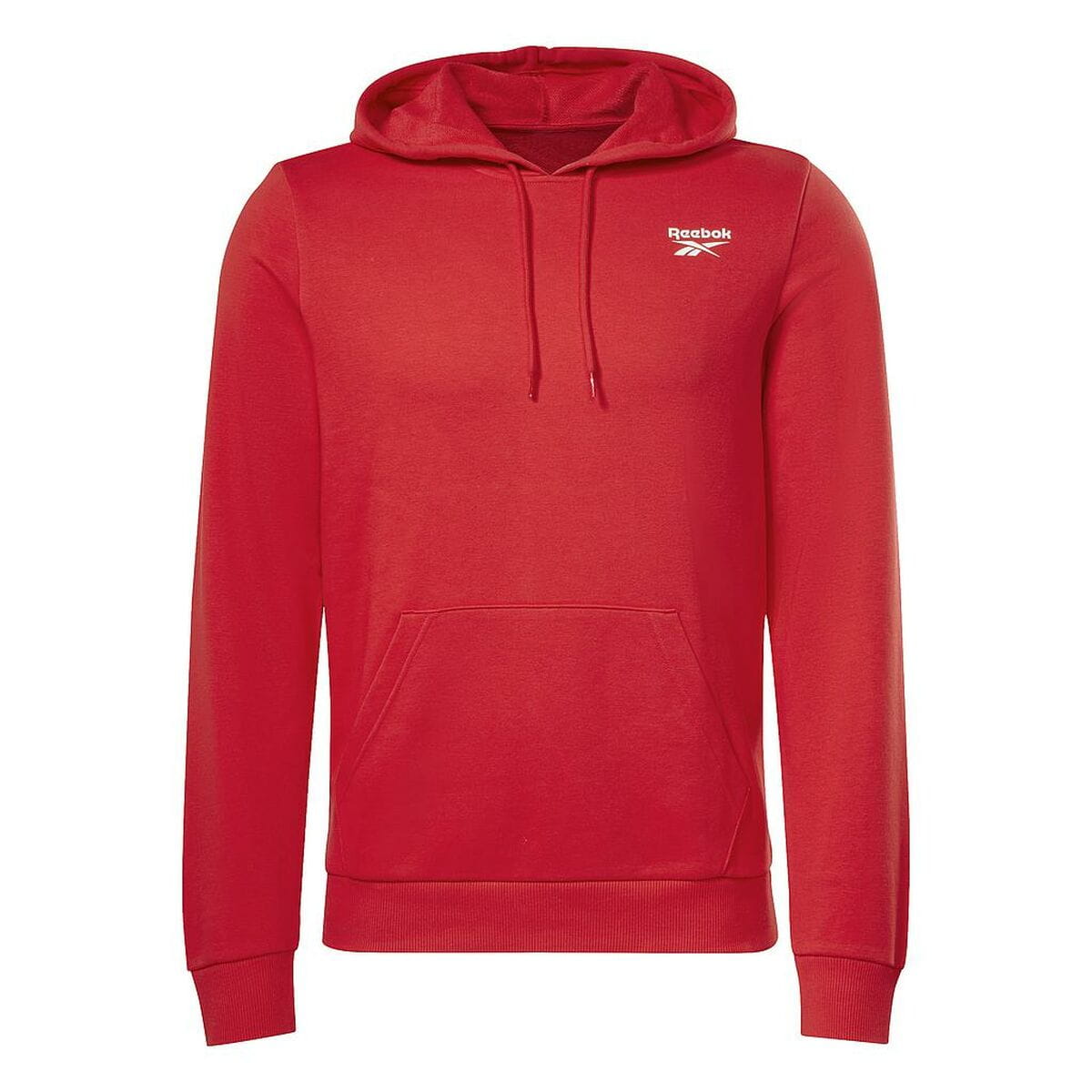 Sudadera con Capucha Hombre Reebok RI FT LEFT CHEST OT HA9276 Rojo