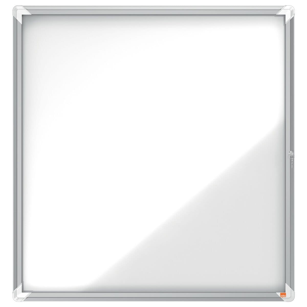 Tablón de Anuncios Nobo Panorama Blanco Aluminio Cristal 100 x 97,2 x 4,5 cm