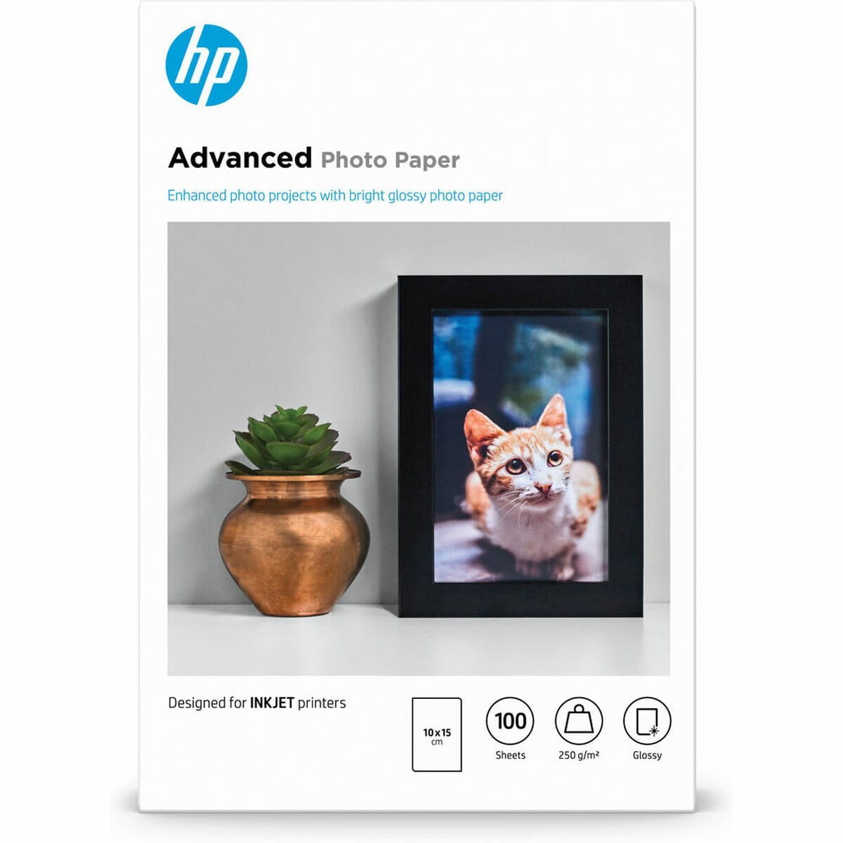 Papel Fotográfico Brillante HP Q8692A