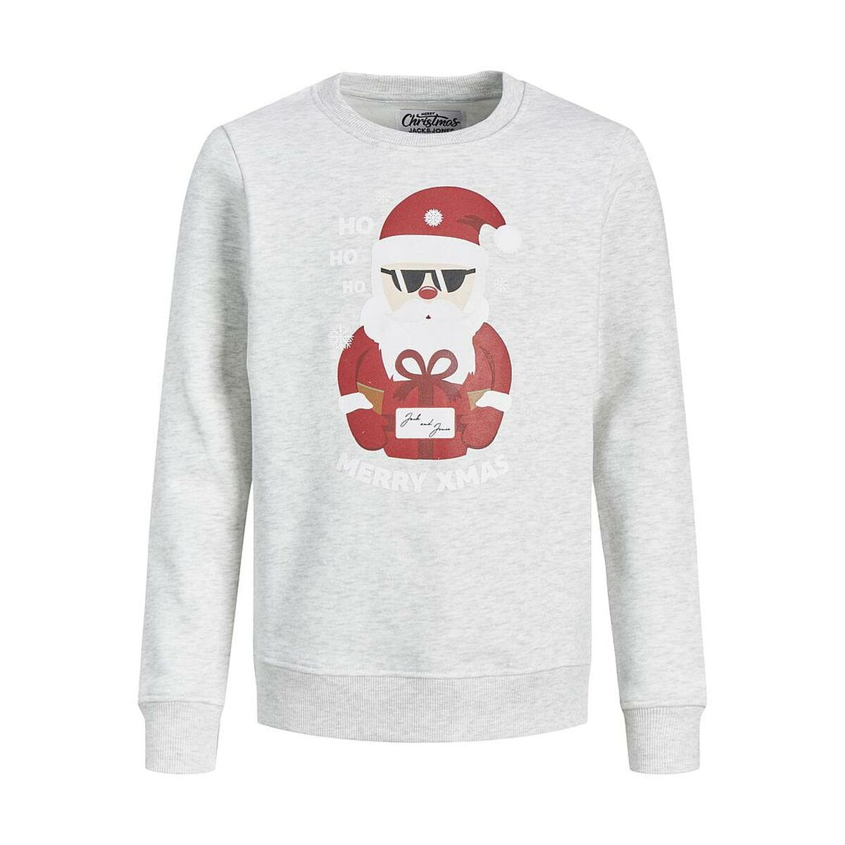 Sudadera sin Capucha Hombre Jack & Jones 12219685 Blanco