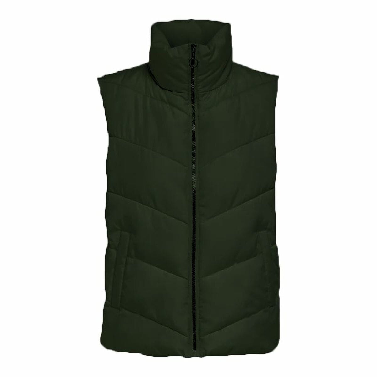 Chaleco de Mujer Jack & Jones Jdyfinno Life Short Padd Verde oscuro