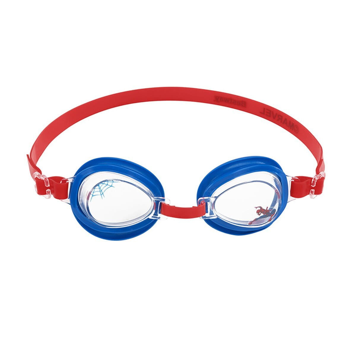 Bestway Gafa Natacion Infantil Correa Silicona Spiderman +3 Años Playa y Piscina 98019