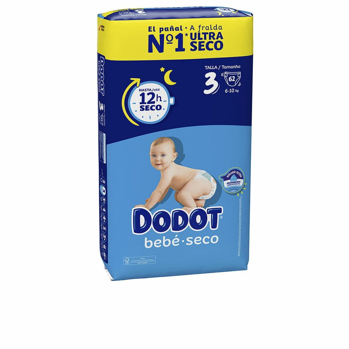 Pañales Desechables Dodot Dodot Etapas 6-10 kg (62 Unidades)