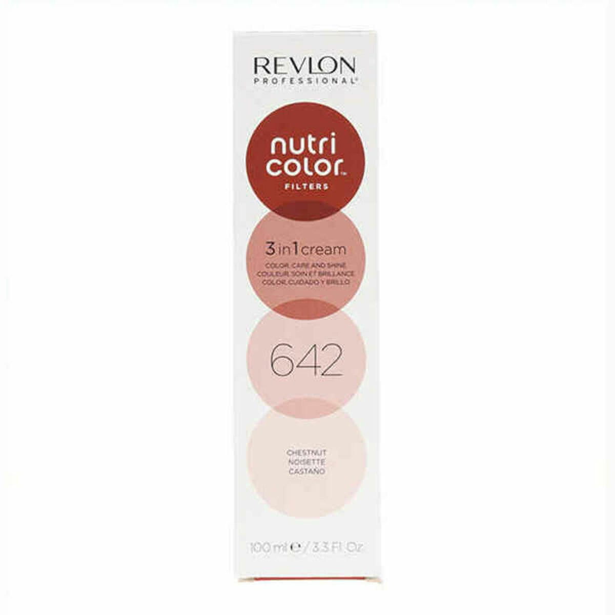 Tinte Permanente Nutri Color Revlon 642 Castaño (100 ml)