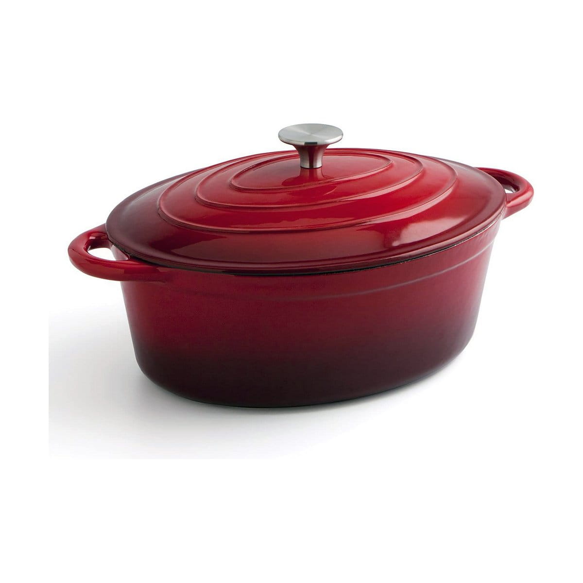 Cacerola Con Tapa Bidasoa Fierro Rojo 4,3 L 30 x 23 cm Ø 30 cm