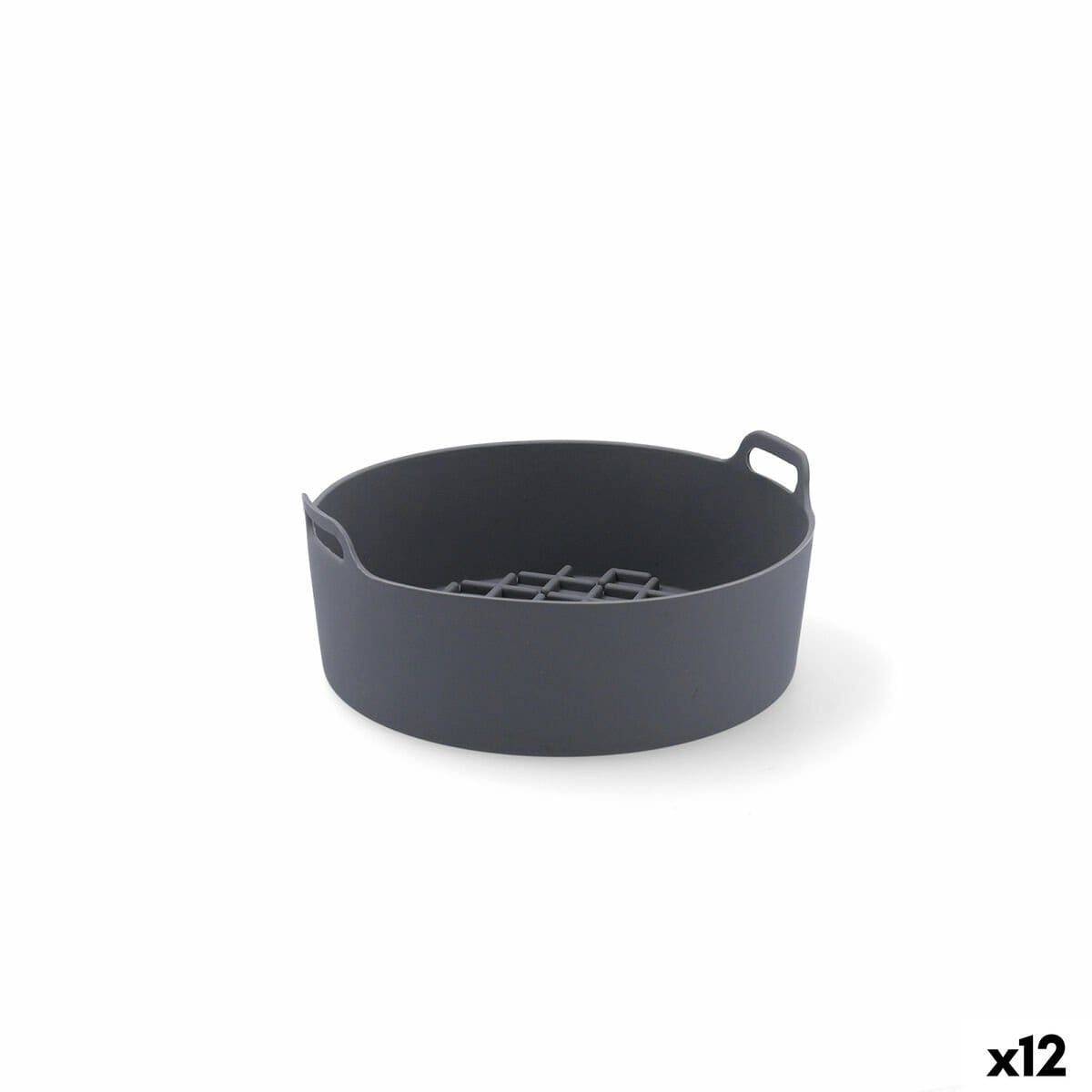 Cesta para Freidora de Aire Quid Naturalia Silicona 18 x 7,8 cm (12 Unidades)