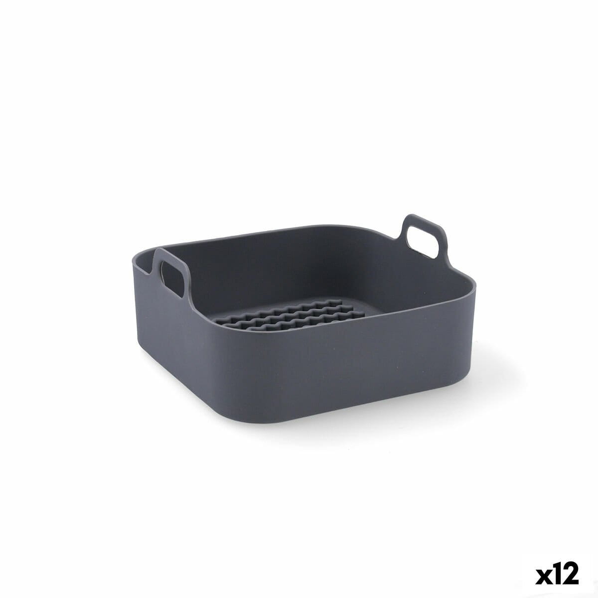 Cesta para Freidora de Aire Quid Naturalia Silicona 19 x 9 cm (12 Unidades)