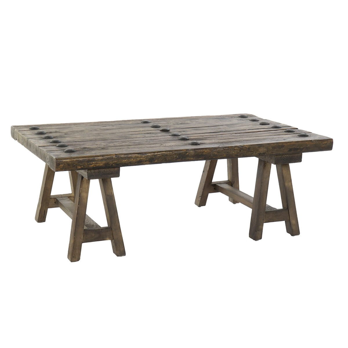 Mesa de Centro DKD Home Decor Marrón Negro Madera 110 x 70 x 40 cm