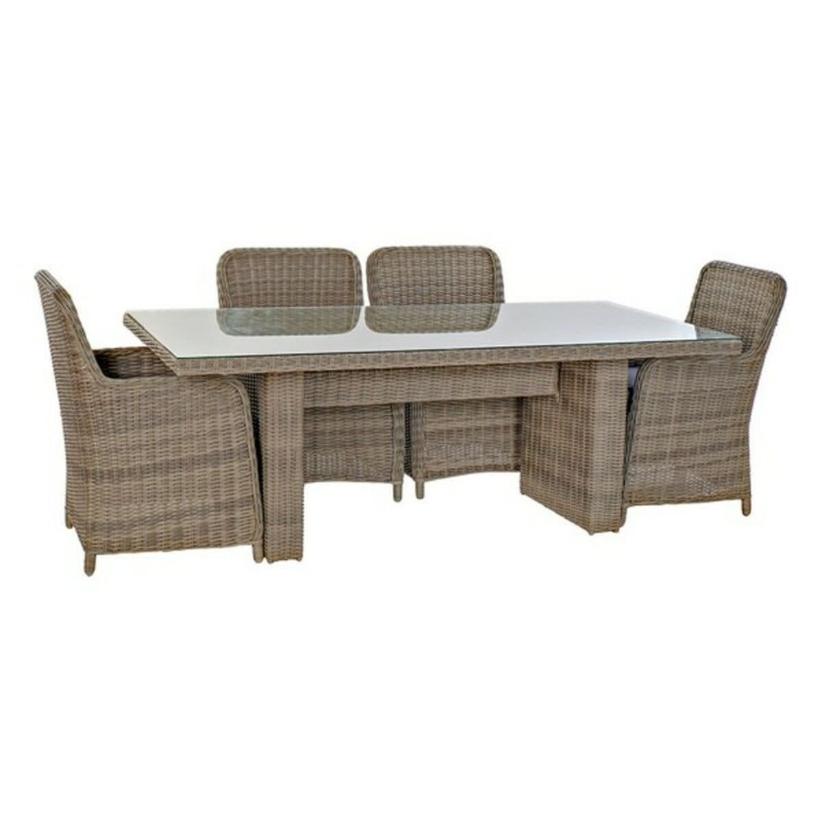 Conjunto de Mesa con 6 Sillas DKD Home Decor 93 cm 200 x 100 x 75 cm (7 pcs)