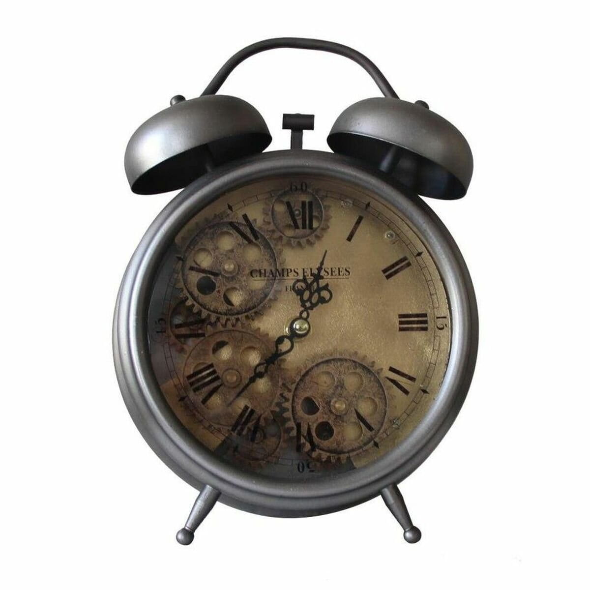 Reloj de Mesa DKD Home Decor Plateado