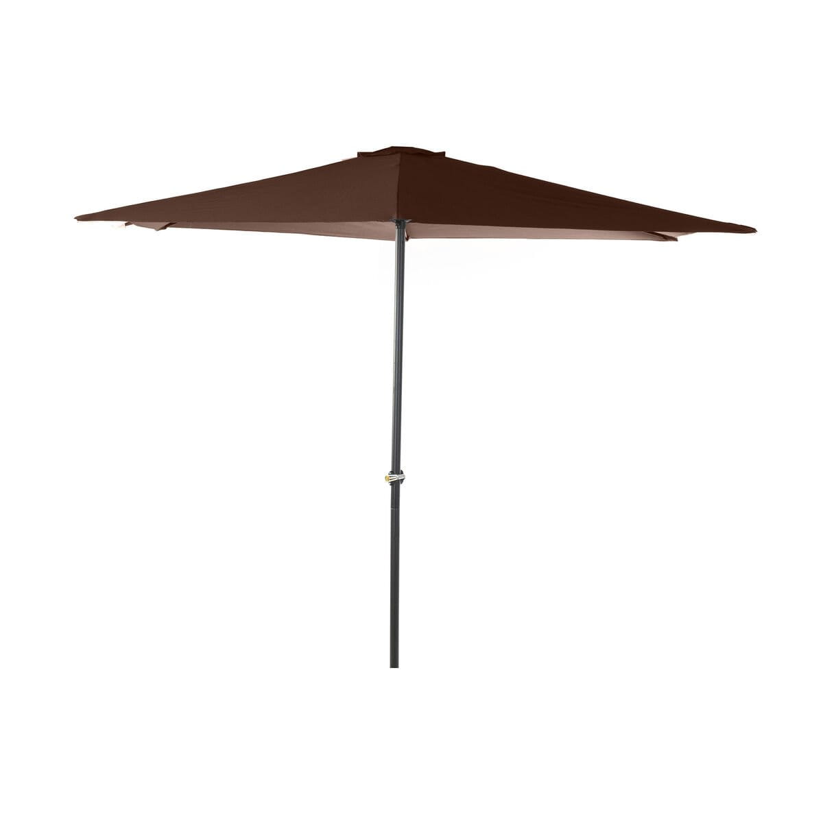 Sombrilla DKD Home Decor Marrón Negro 270 x 270 x 250 cm 270 x 270 x 225 cm