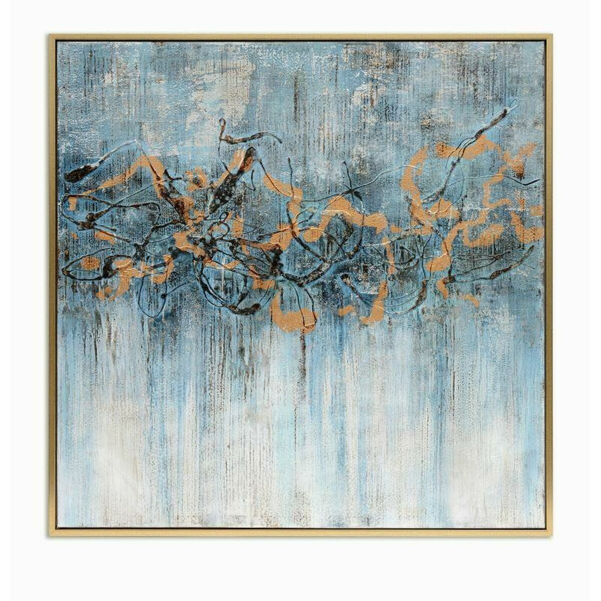Lienzo DKD Home Decor Poliestireno Lienzo 131 x 3,8 x 131 cm