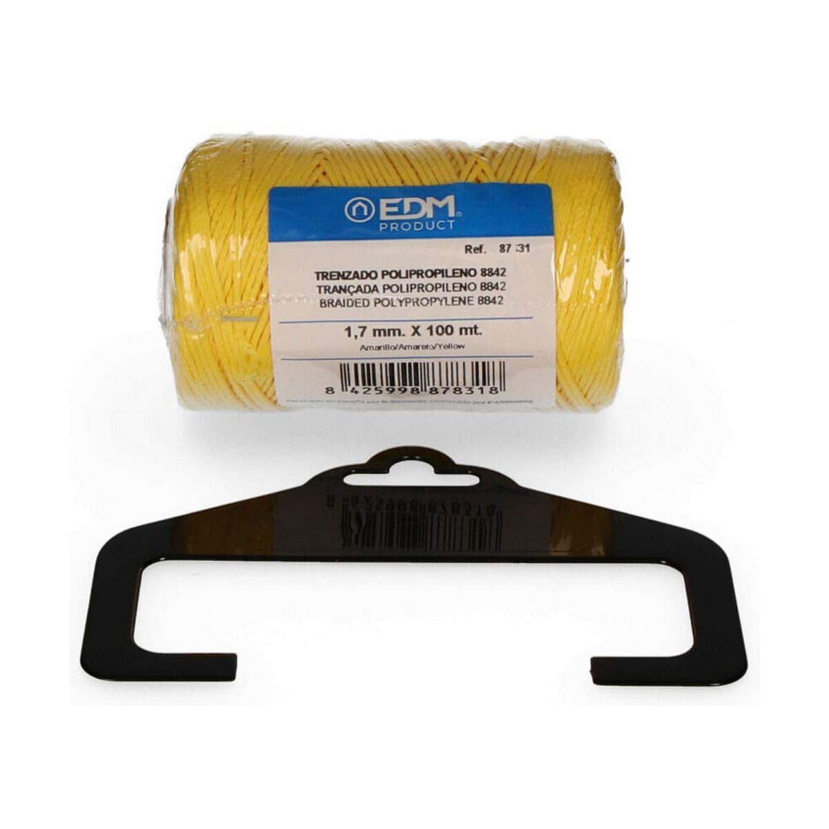 Madeja trenzada EDM 87831 Amarillo Polipropileno