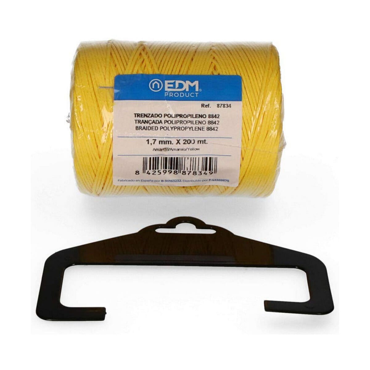 Madeja trenzada EDM 87834 Amarillo Polipropileno