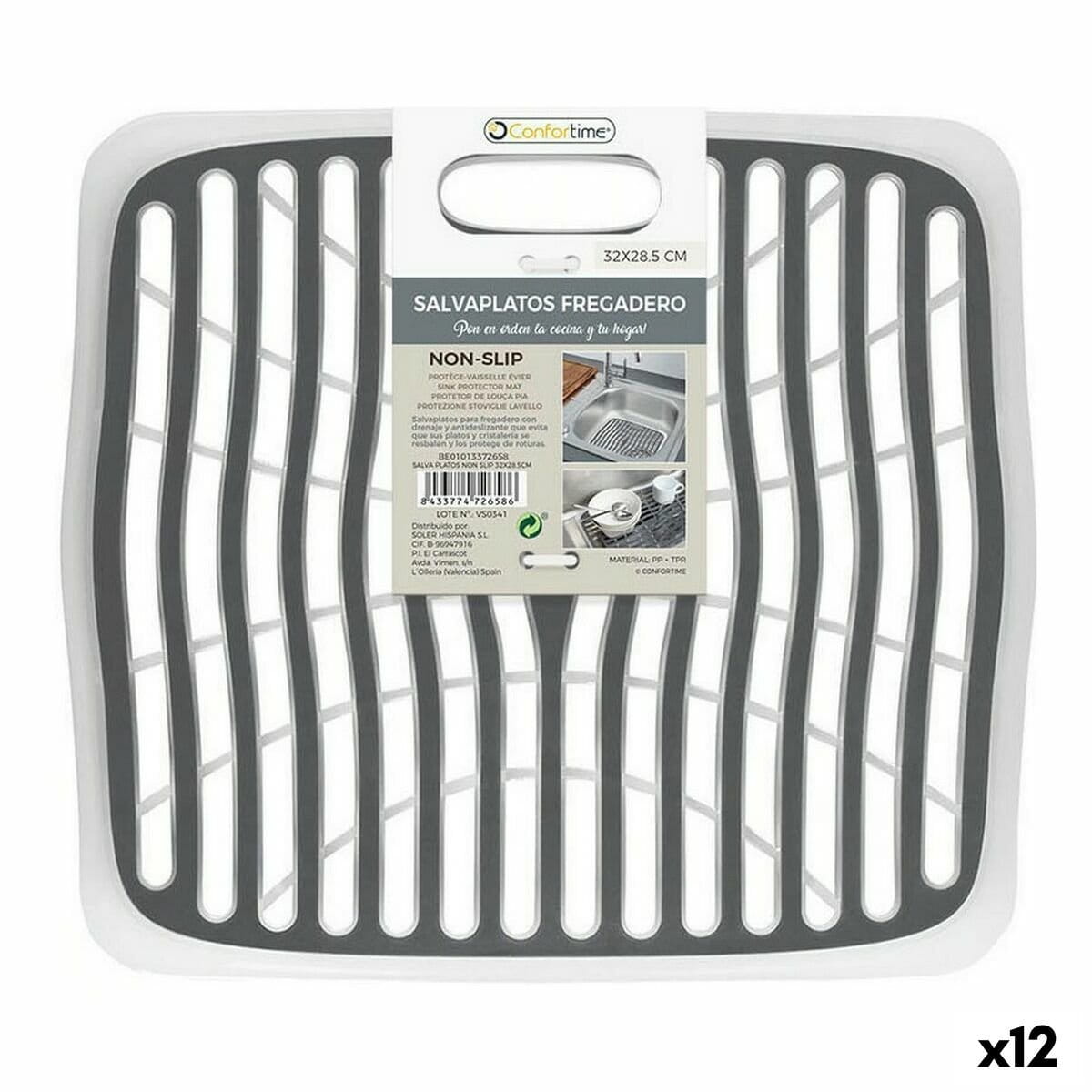 Alfombrilla Antideslizante Confortime 32 x 29 x 1 cm (12 Unidades)