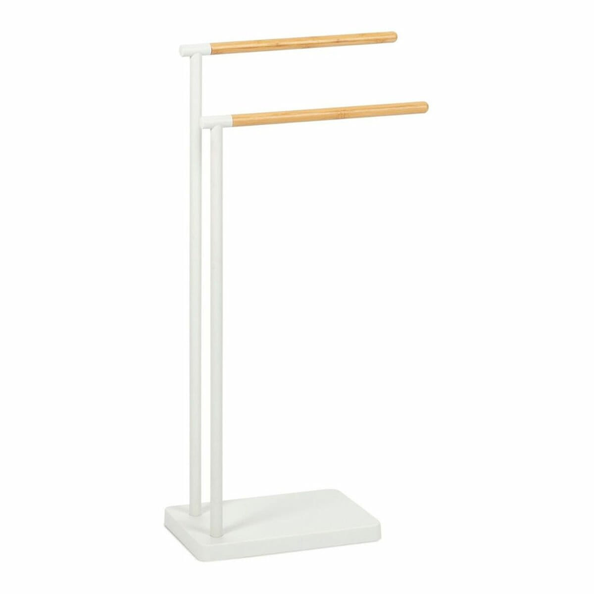 Toallero de Pie Andrea House ba72128 Blanco Metal 30 x 20 x 78 cm
