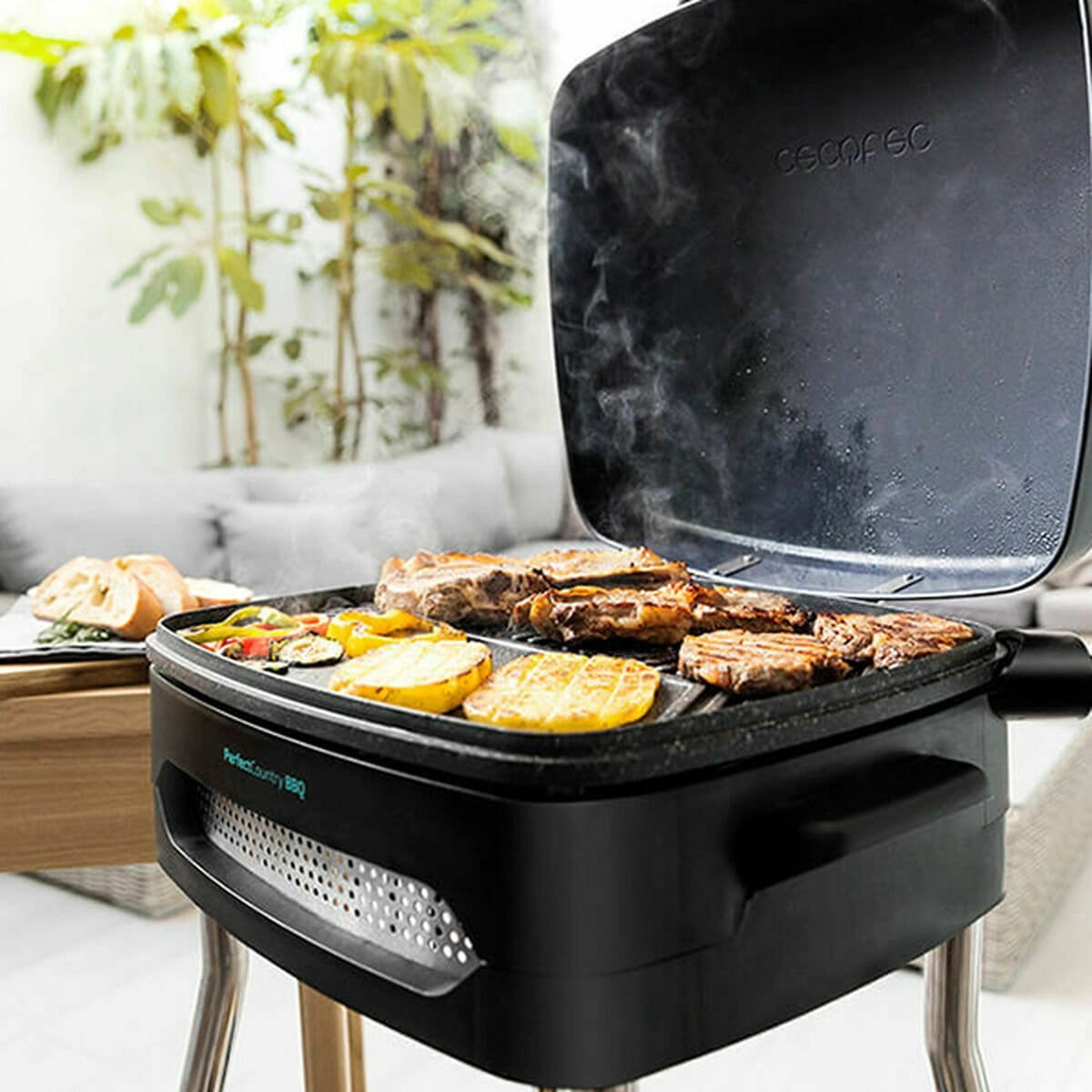 Barbacoa Eléctrica Cecotec PerfectCountry BBQ 2000W 2000 W