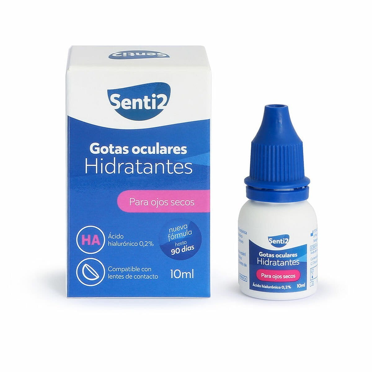 Suero Fisiológico Senti2 Gotas Oculares Ha 10 ml Gotas Hidratante