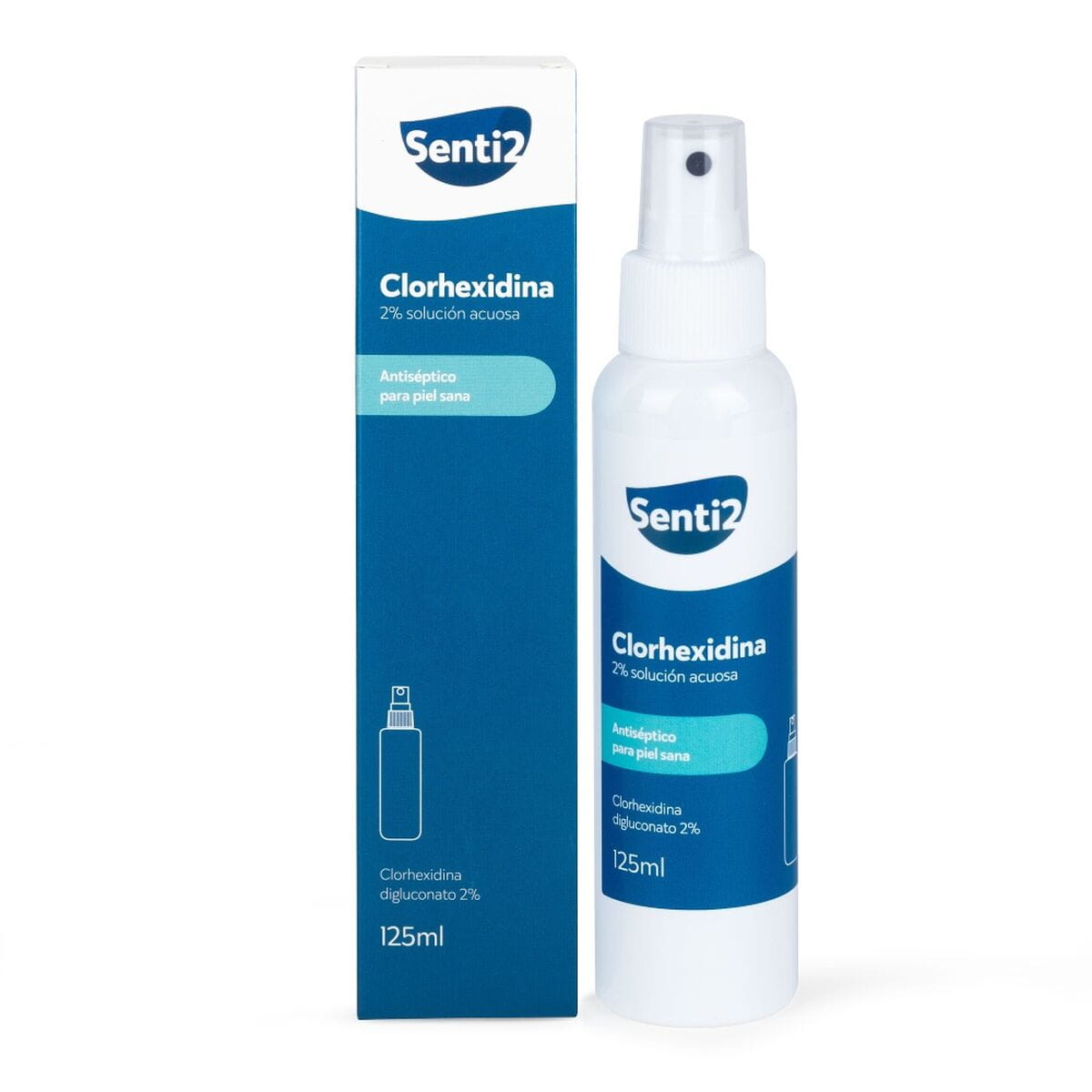 Loción Corporal Senti2 Clorhexidina 125 ml