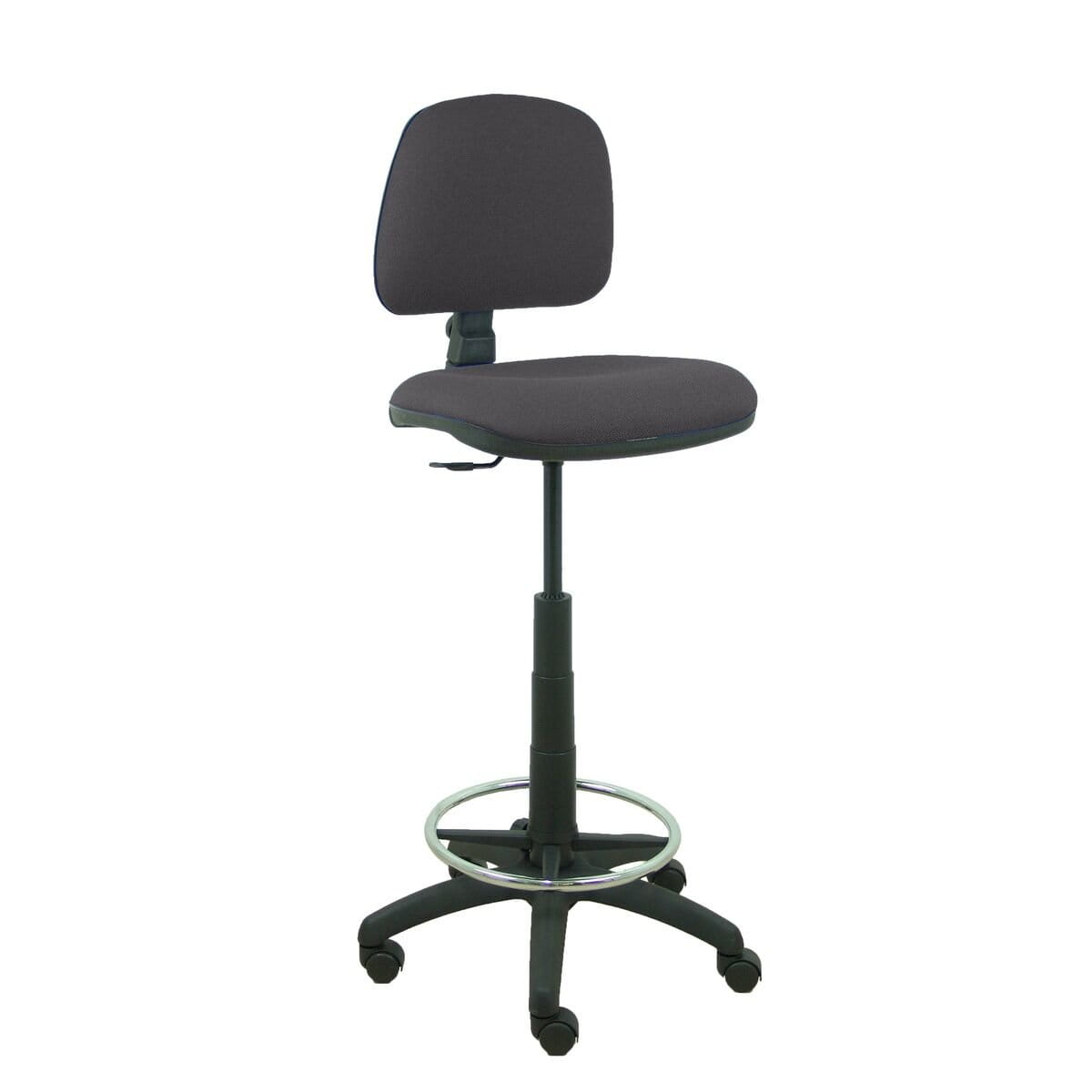 Taburete Piqueras y Crespo PB600RN Gris oscuro PVC
