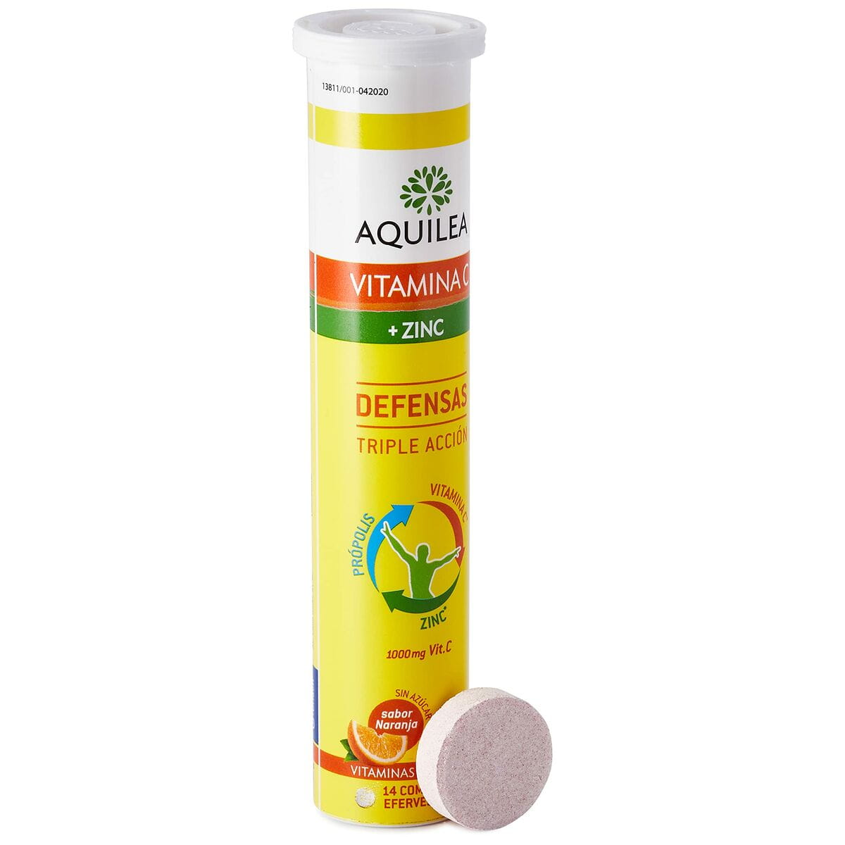 Complemento Alimenticio Aquilea Vitamina C Zinc 14 Unidades