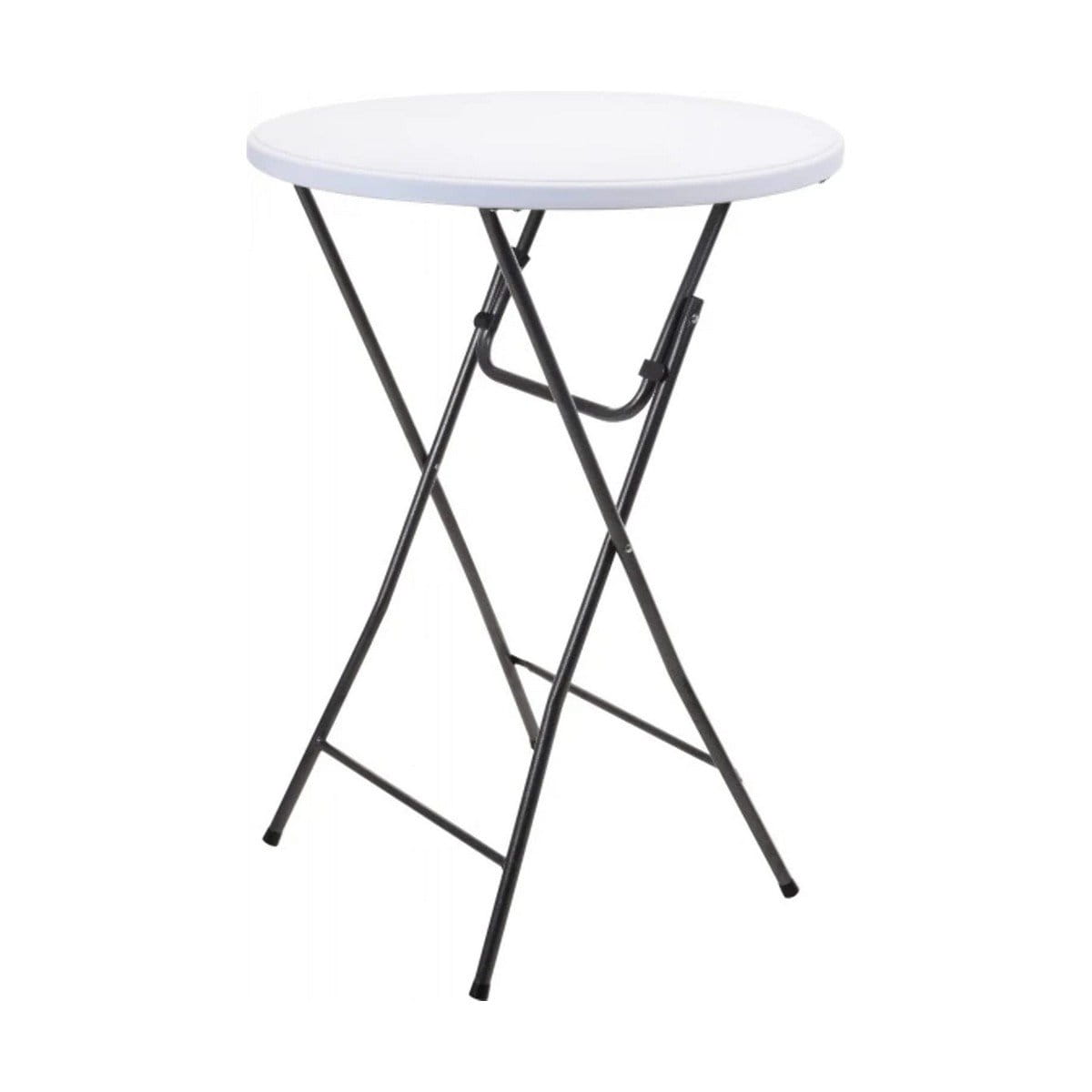 Mesa Plegable Progarden Blanco Antracita Ø 80 x 110 cm