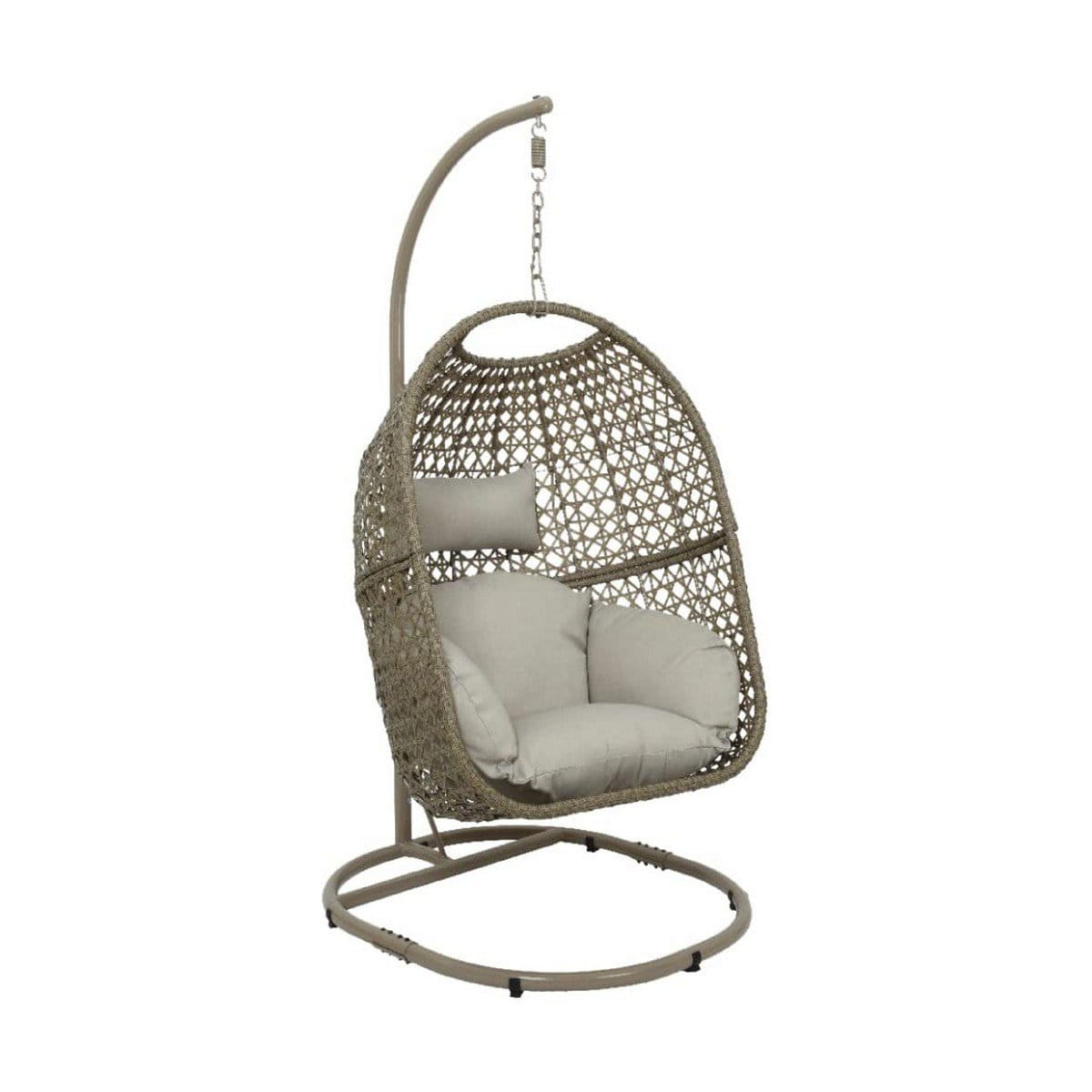 Sillón de jardín colgante Mimbre Marrón 95 x 195 cm