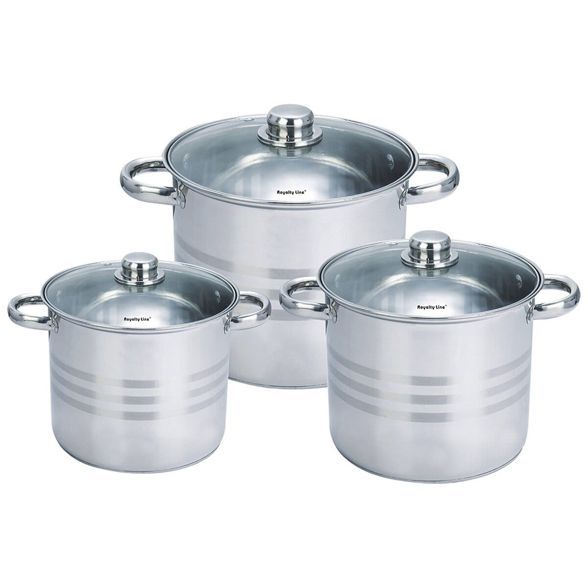 Batería de Cocina Royalty Line SP3 3 Piezas