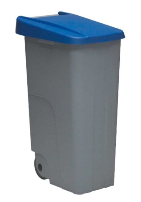 Cubo de Basura con Ruedas Denox Azul 85 L 58 x 41 x 76 cm