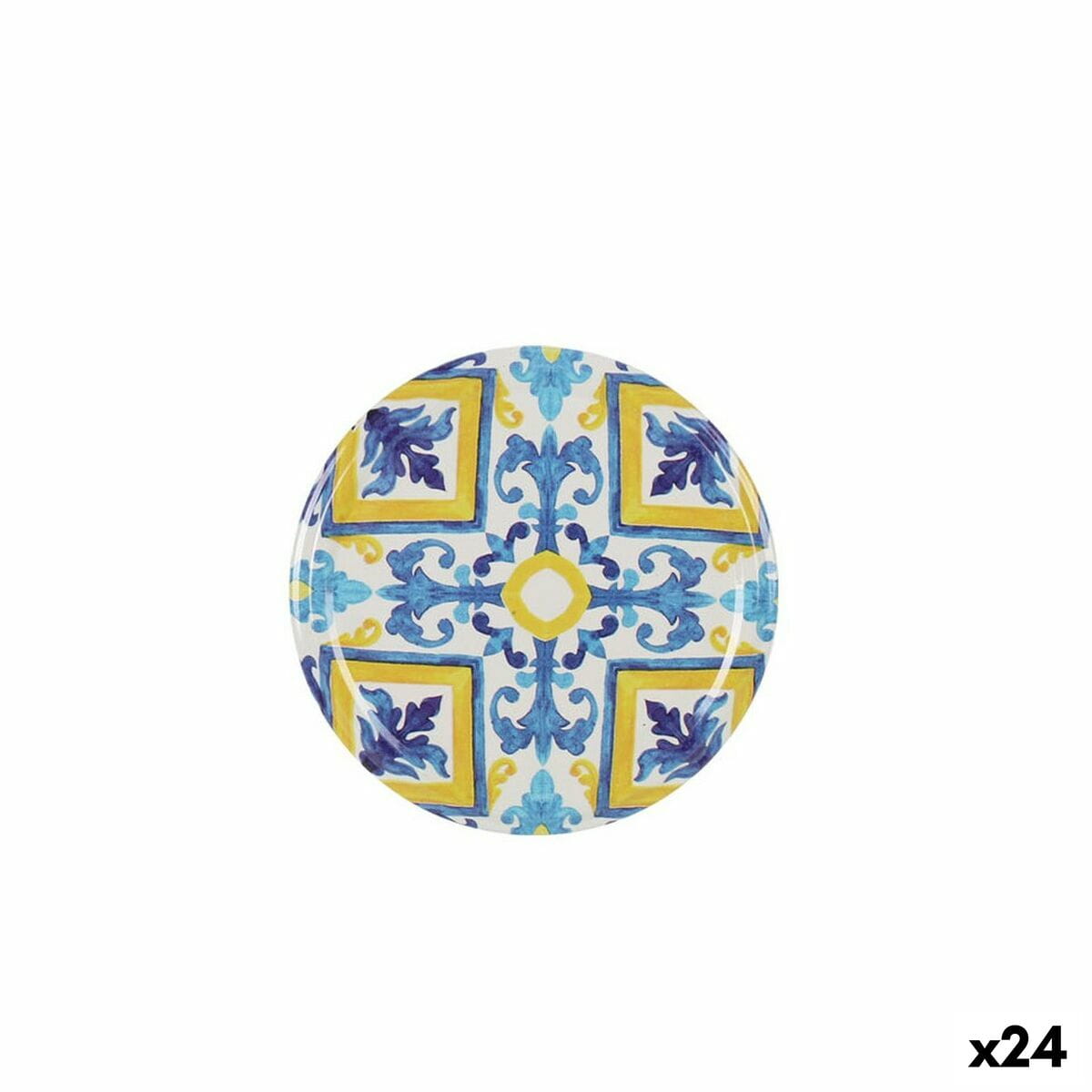 Set de tapas Sarkap Mosaico 6 Piezas 6,6 x 0,8 cm (24 Unidades)