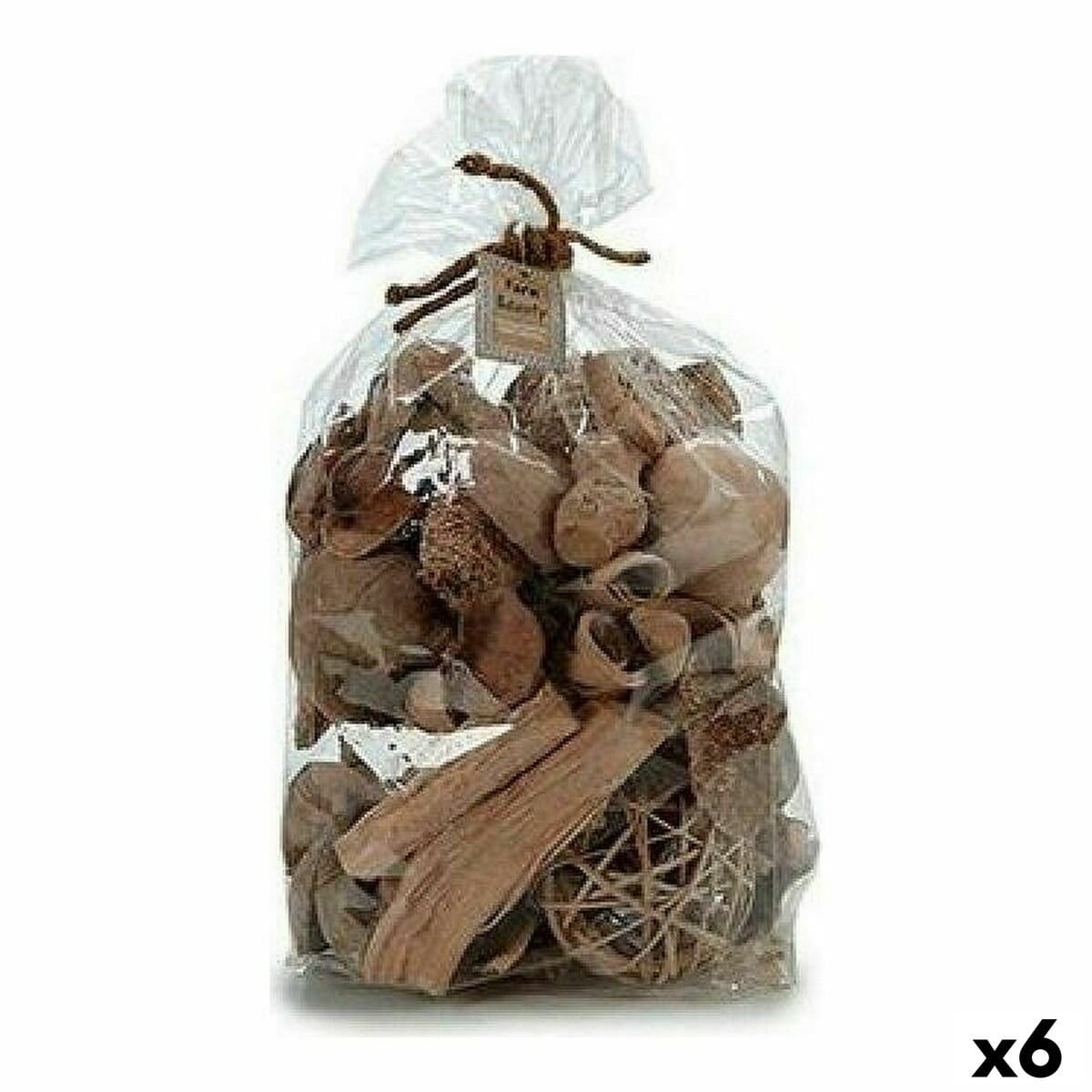 Flores Decorativas Marrón 17 x 32 x 23 cm (6 Unidades)