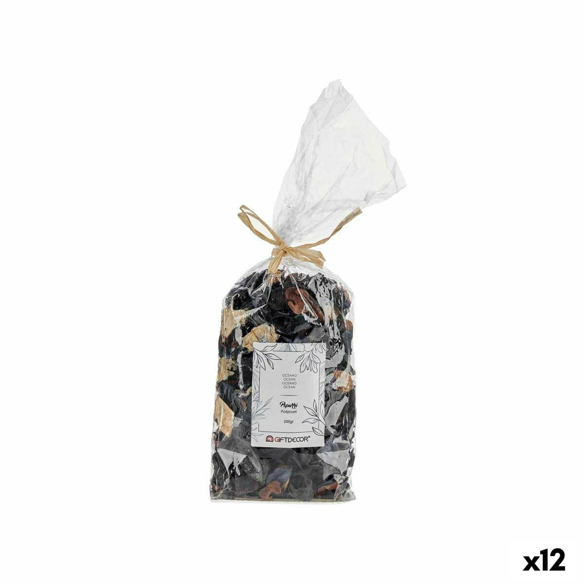 Flores Decorativas Gift Decor Azul Natural 200 g 12 x 28 x 10 cm 12 x 32 x 10 cm Océano (12 Unidades)