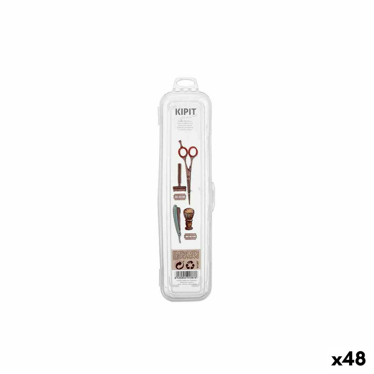 Estuche Kipit Transparente De viaje Set para el Afeitado (48 Unidades)