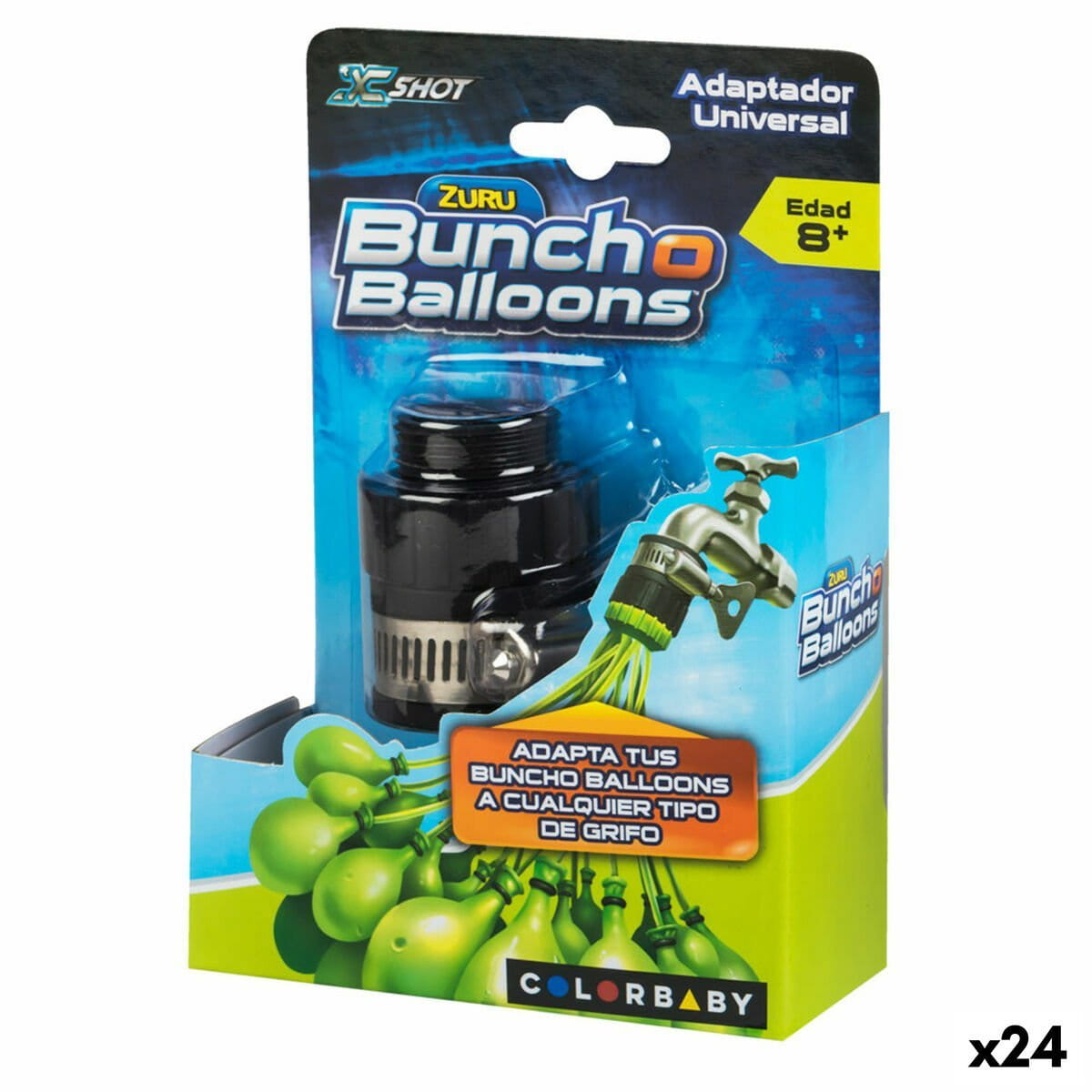 Adaptador universal Zuru Bunch-O-Balloons Globos de Agua 24 Unidades