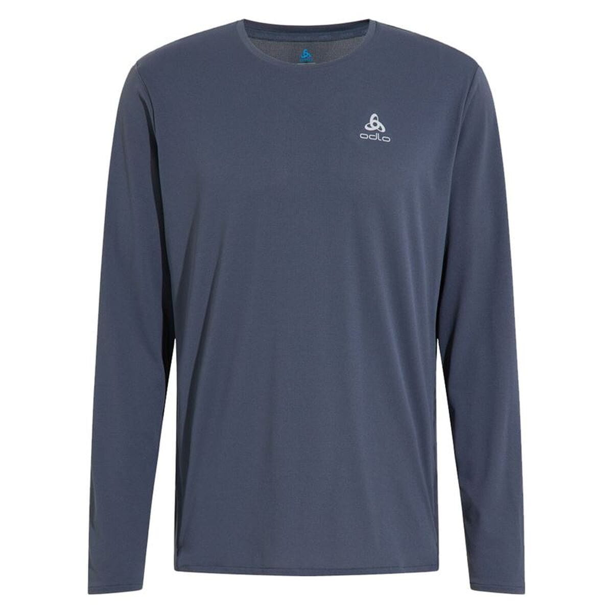 Camiseta de Manga Larga Hombre Odlo Neck L/S Zeroweight Chill-T Azul