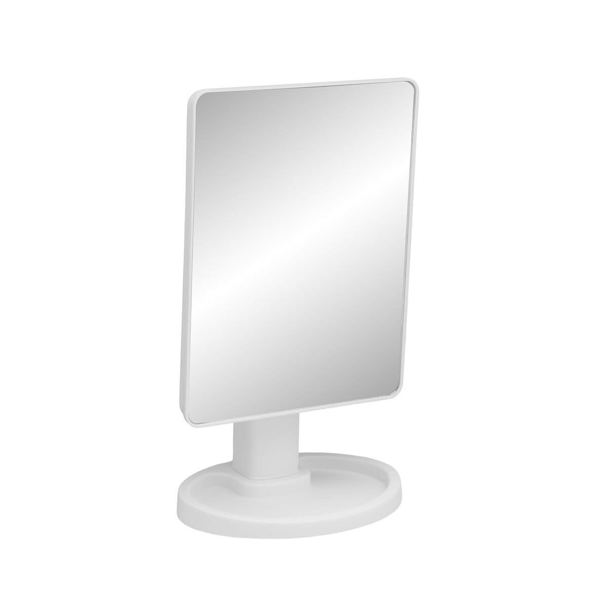 Espejo de baño con luz LED Versa Blanco Polipropileno Espejo 11,9 X 28,5 X 16,9 CM
