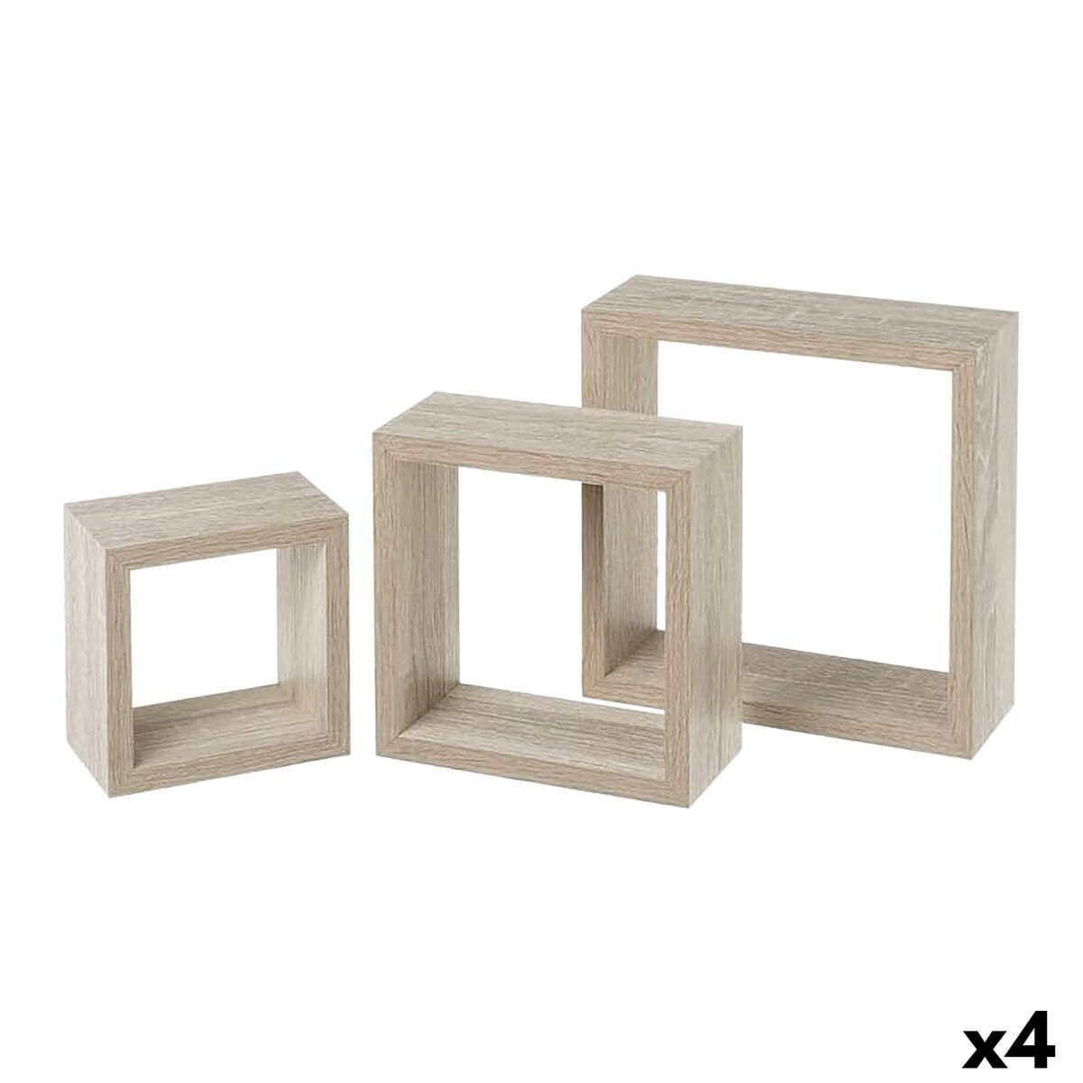 Estantes MobleKit Roble 3 Piezas (4 Unidades)
