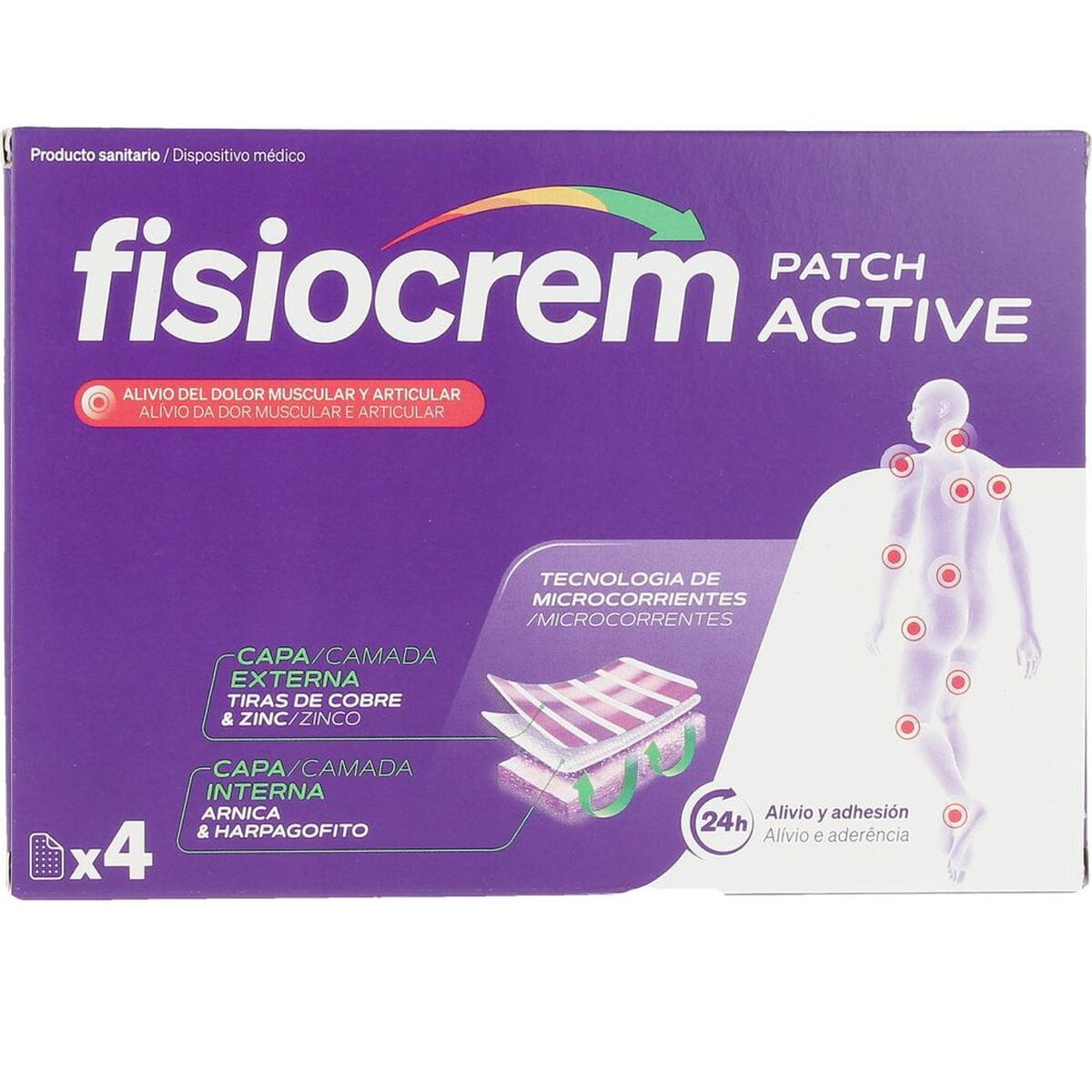 Parche Térmico Reutilizable Fisiocrem FISIOCREM (4 Unidades)