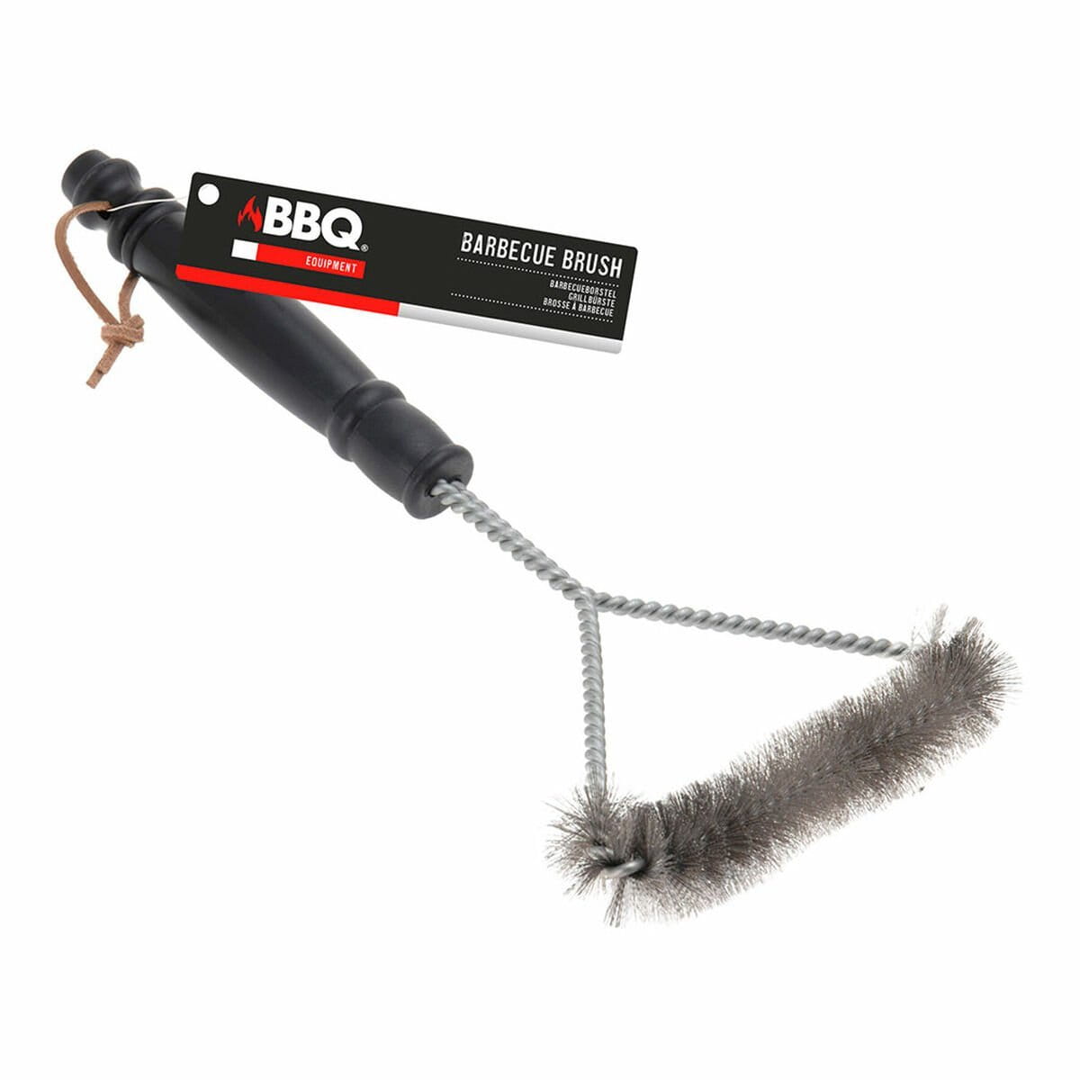 Cepillo de Limpieza para Barbacoas BBQ Collection 30 x 16 cm Negro Plateado