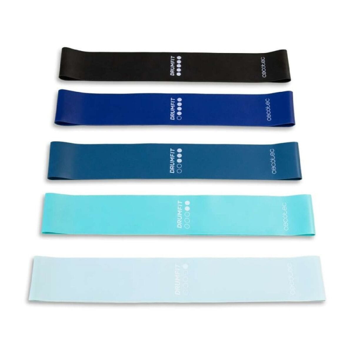 Bandas elásticas de resistencia Cecotec DrumFit Multicolor