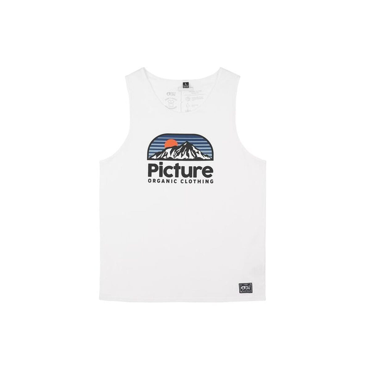 Camiseta de Manga Corta Hombre Picture MTS944.B Blanco