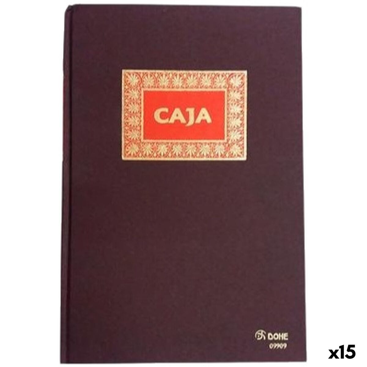 Libro de Cuentas DOHE Rojo Folio 100 Hojas (15 Unidades)