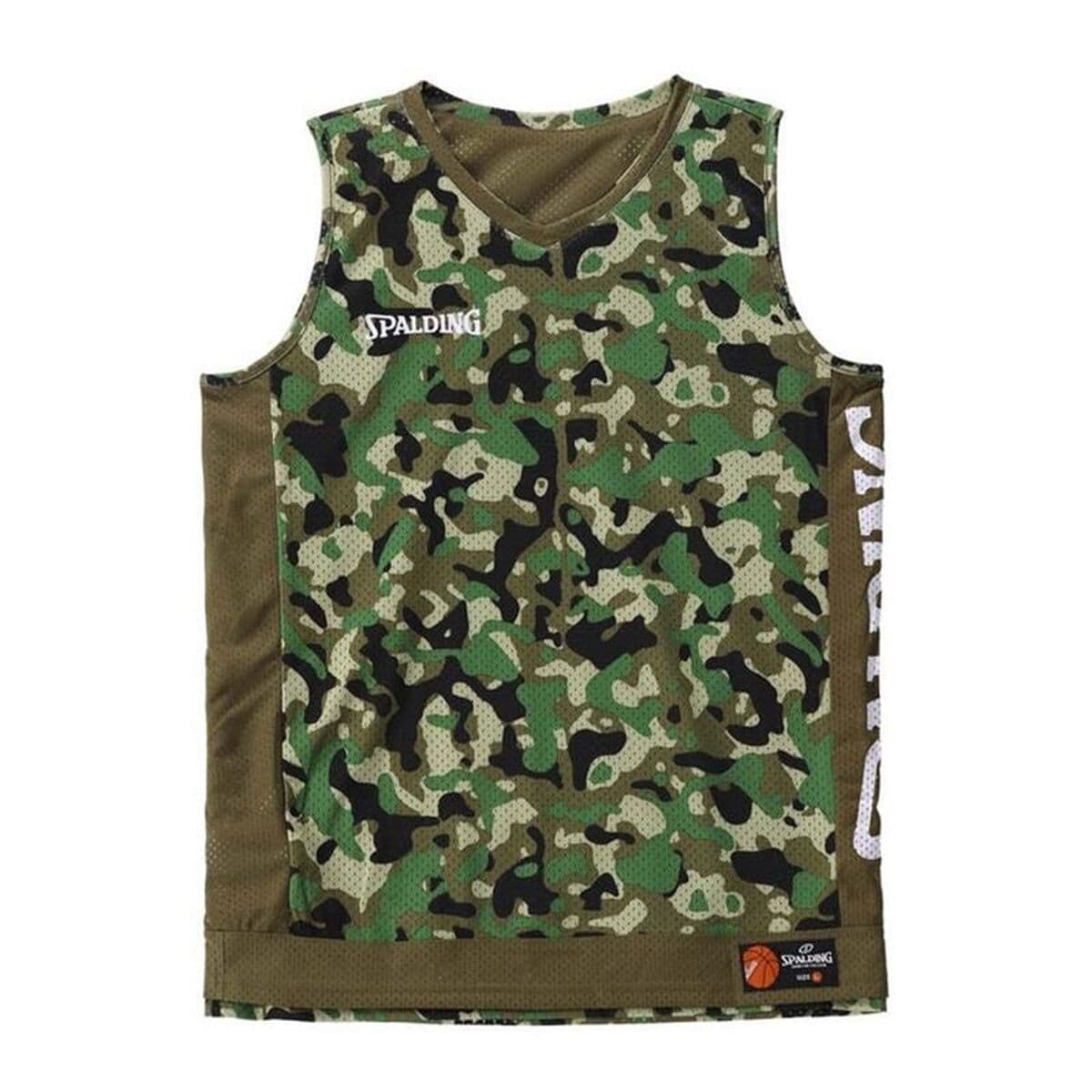 Camiseta de baloncesto Spalding Spalding Reversible Verde