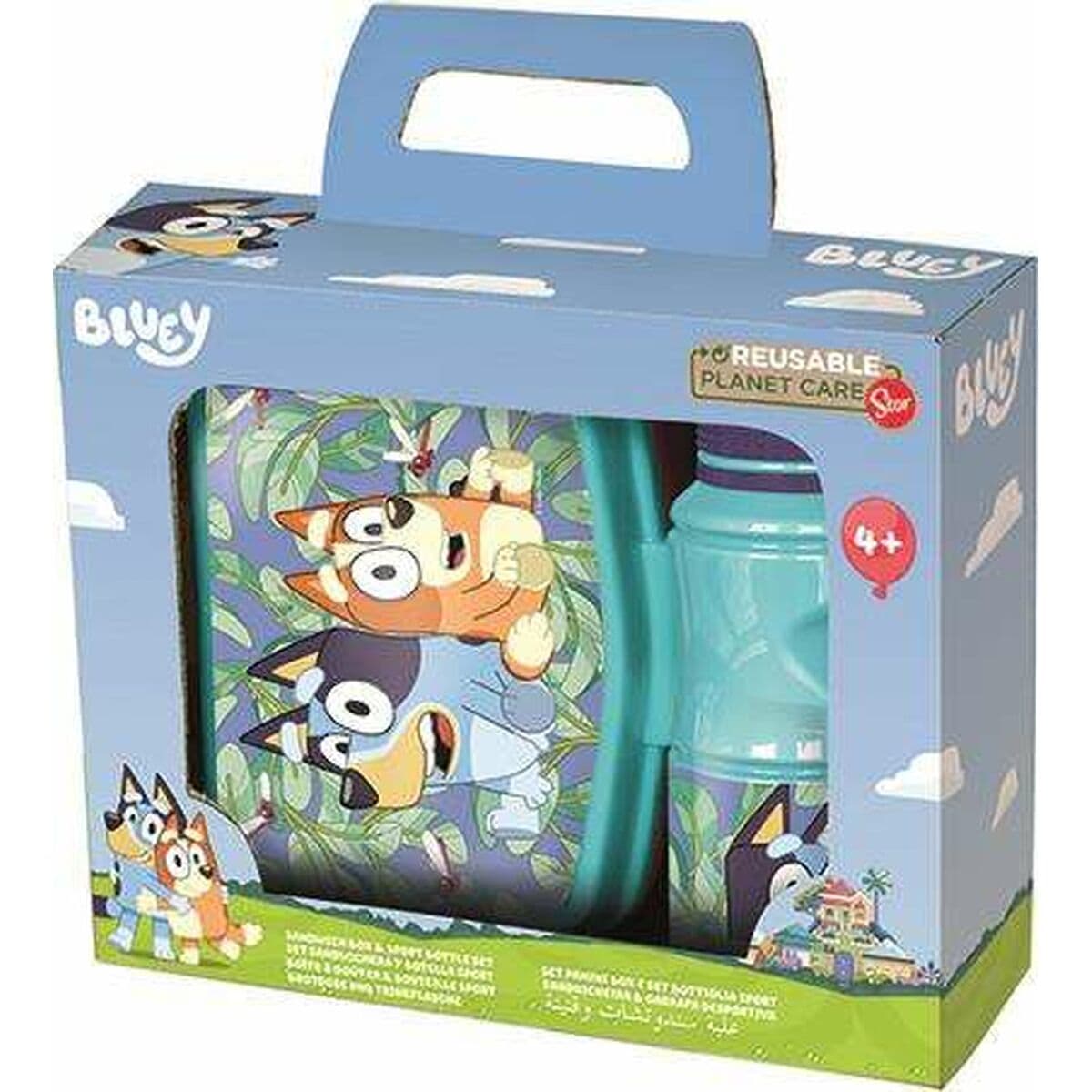 Set de Fiambrera y Bidón Bluey