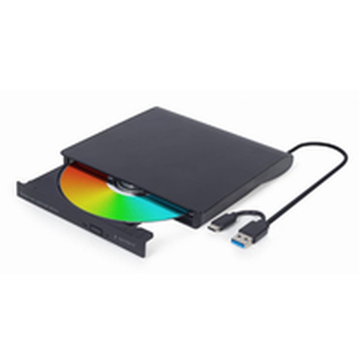 Grabadora Externa GEMBIRD DVD-USB-031 DVD-R 8x, DVD-R DL 6x, DVD-RW 6x, DVD-RAM 5x, DVD+R 8x, DVD+R DL 6x, DVD+RW 8x, DVD M-DISC