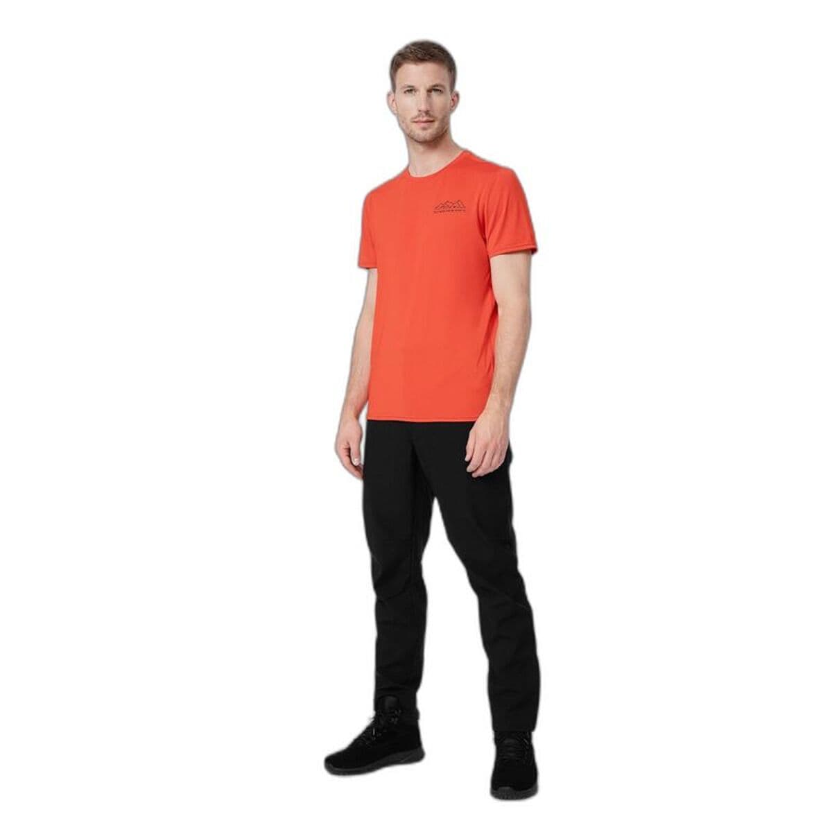 Camiseta de Manga Corta 4F Fnk M209 Rojo