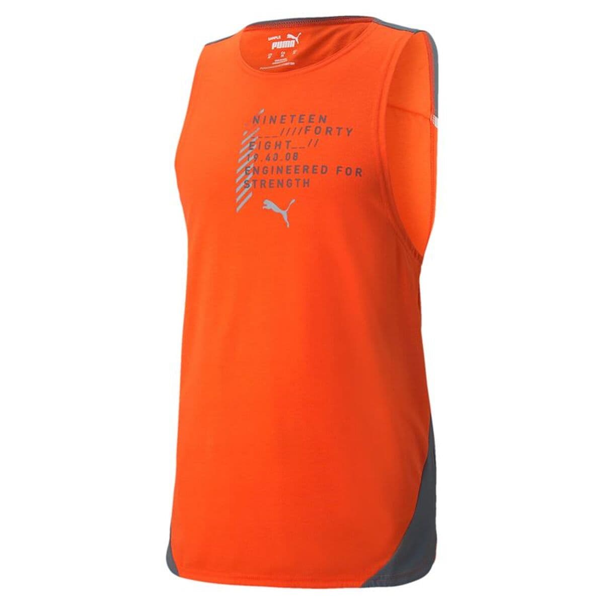 Camiseta para Hombre sin Mangas Puma Train Everfresh Tank M Naranja
