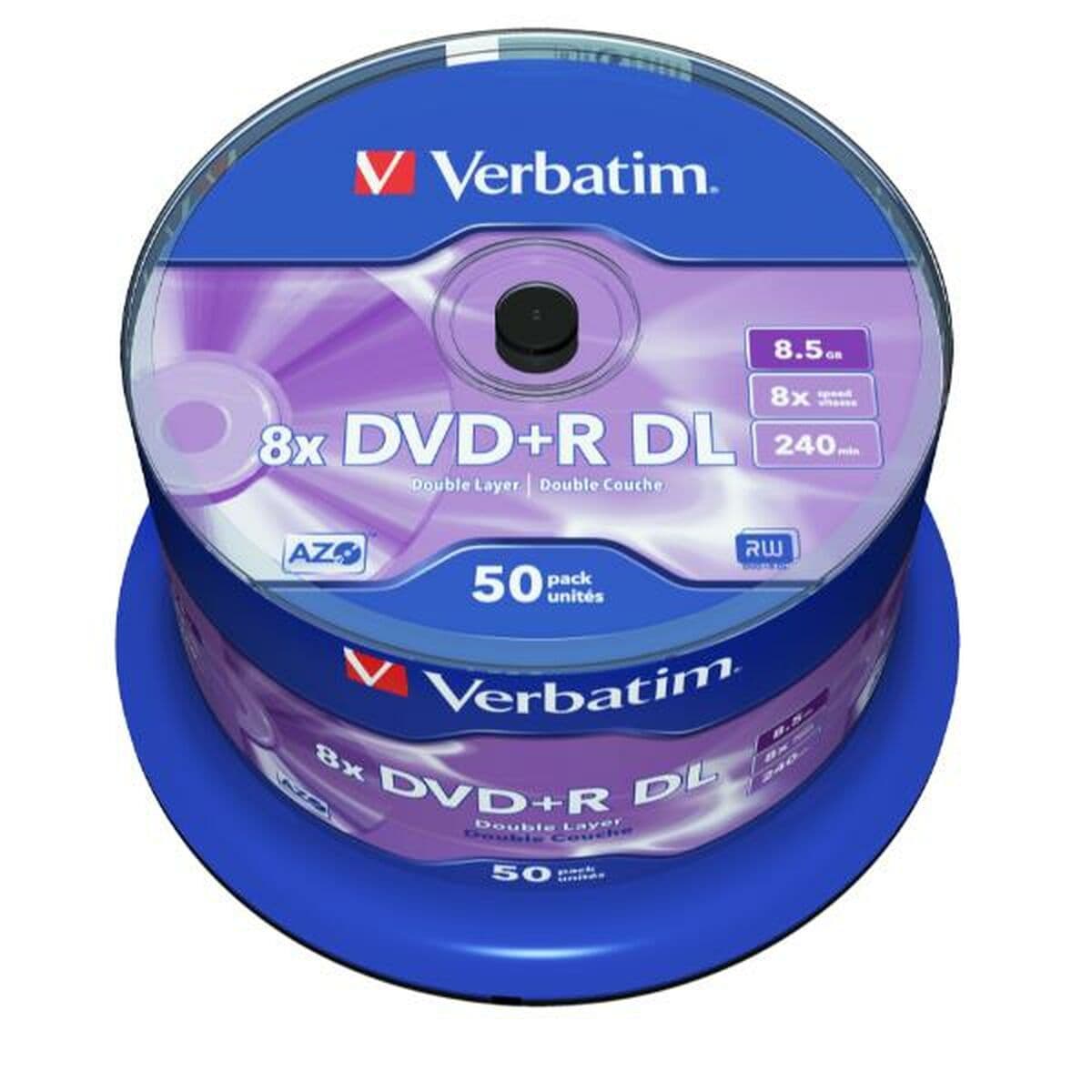 Lector CD/DVD Verbatim 43758 (50 Unidades)