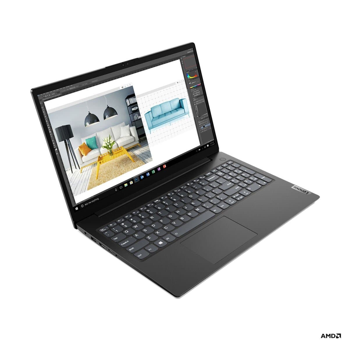 Laptop Lenovo 15 G2 ALC R7-5700U 8GB 512GB SSD 8 GB Qwerty Español Ryzen 7 5700U 8 GB RAM 15"