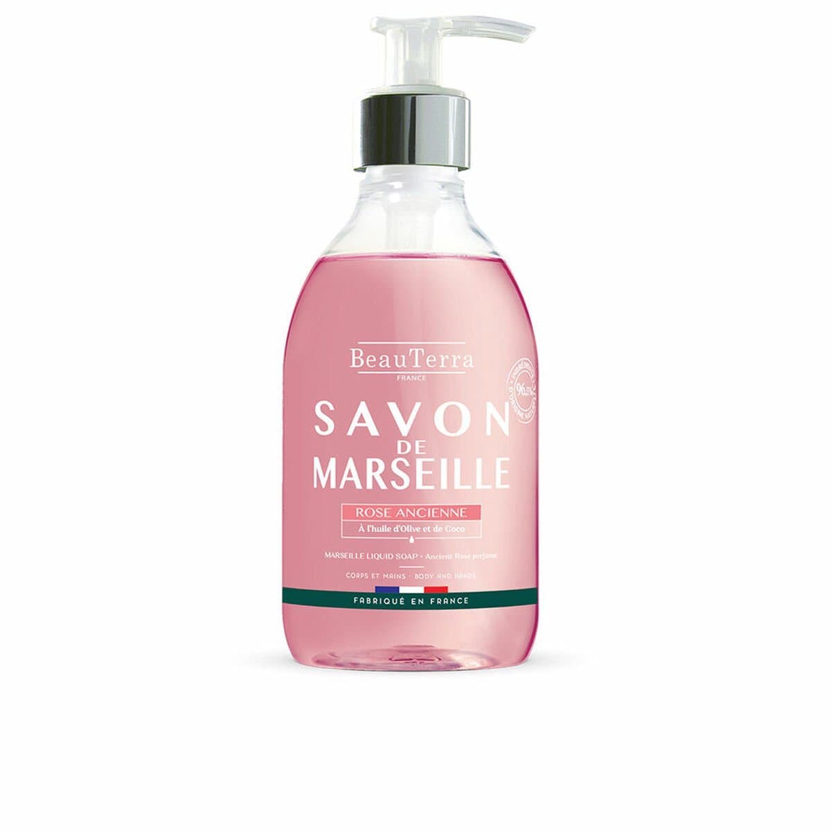 Jabón Líquido Beauterra Marseille 300 ml Rosas